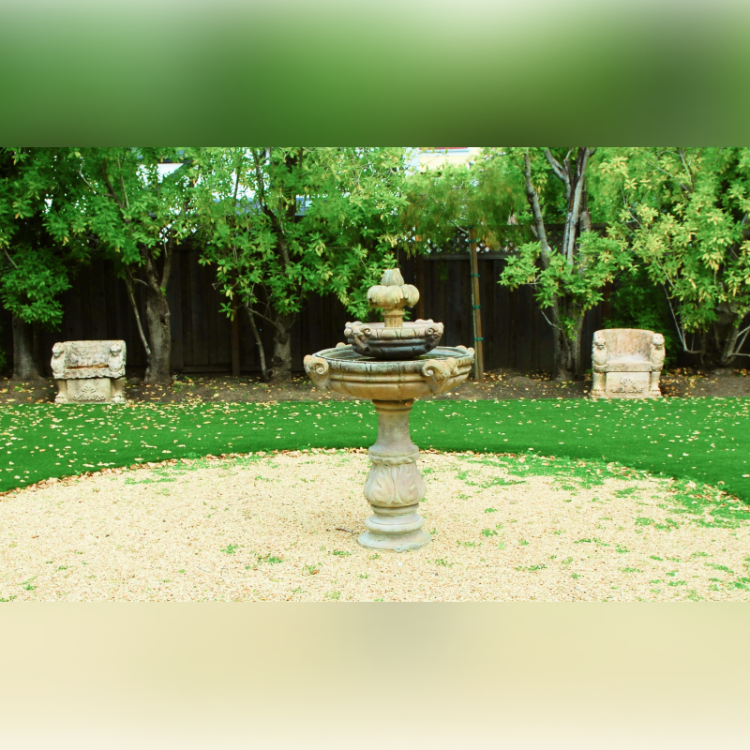 Renaissance-Style Plaster Fountain Vase