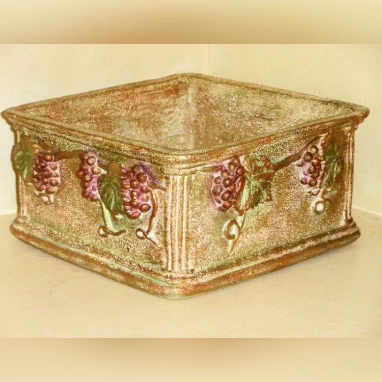 Vase “Grapevine” with Patina Effect